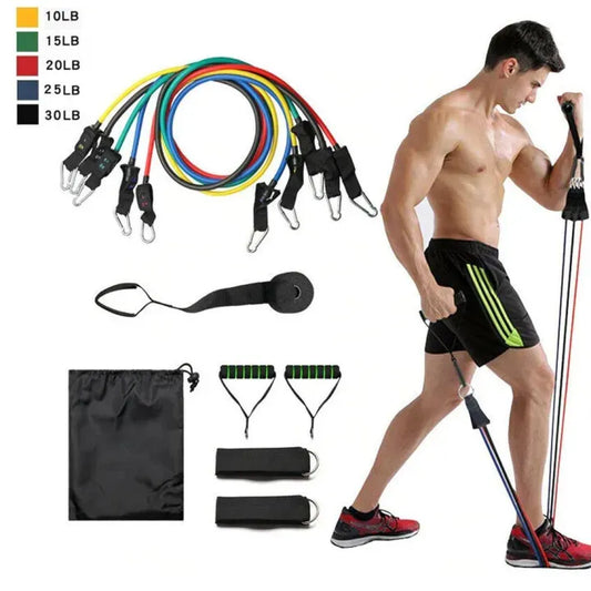 11 Pcs Set Resistance Belt