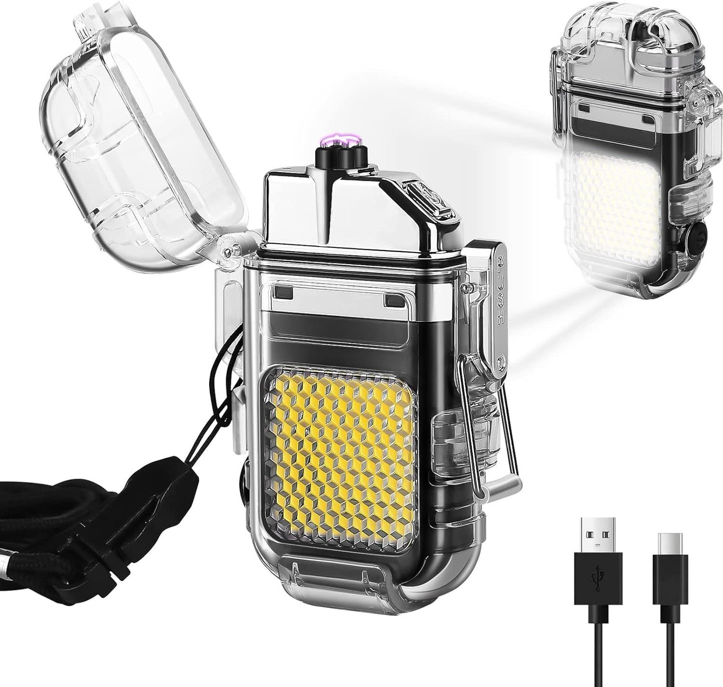 Electric Lighter USB Rechargeable Dual Arc Lighter